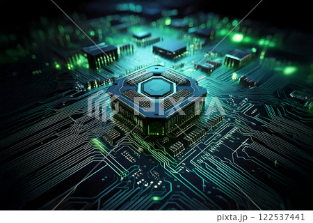 電子回路の背景 122537441