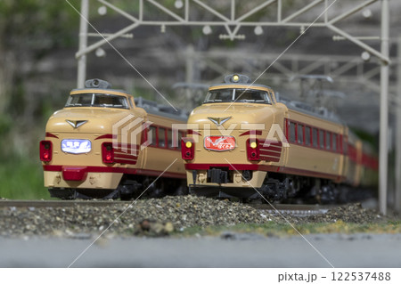 鉄道模型 Nゲージ 489系急行能登 特急はくかた 05 122537488