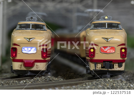 鉄道模型 Nゲージ 489系急行能登 特急はくかた 12 122537518