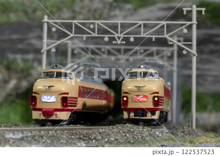 鉄道模型 Nゲージ 489系急行能登 特急はくかた 07 122537523