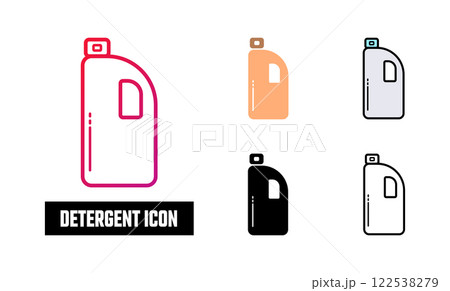 Detergent Icon Set Vector Illustrationのイラスト素材 [122538279] - PIXTA
