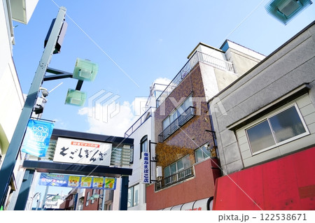 青空の東京戸越銀座商店街 青空の東京戸越銀座商店街 122538671