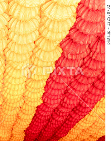 Red and yellow Lanterns Decoration at Sevilla Fair 122538732