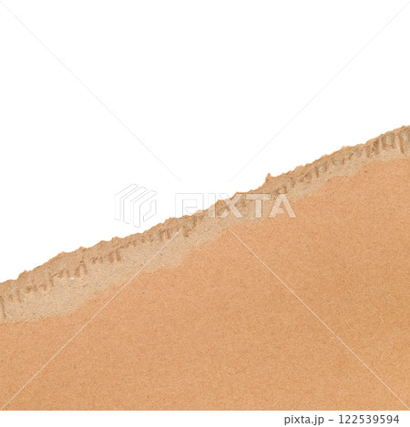 Torn cardboard Paper with space for text. Torn cardboard isolated on white background. Banner with copy space. High quality photo Torn cardboard Paper with space for text. Torn cardboard isolated on white background. Banner with copy space. High quality photo 122539594