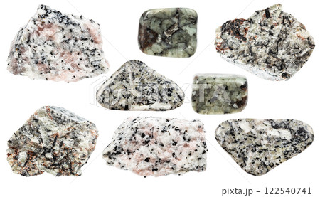 samples of raw nepheline syenite minerals isolated samples of raw nepheline syenite minerals isolated 122540741
