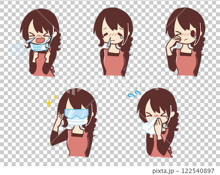 花粉症家庭主婦設定顏色 花粉症家庭主婦設定顏色 122540897