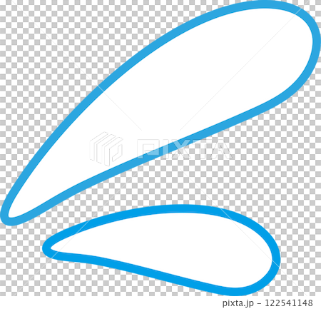 しずく　水滴　アイコン　汗 122541148