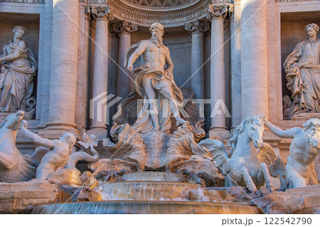 イタリアのローマでの旅行風景 イタリアのローマでの旅行風景 122542790
