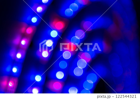 Abstract lights in spiral circle 122544321