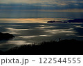 上盛山展望台からの日の出後の情景雲間からの後光 122544555