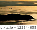 上盛山展望台からの日の出後の情景雲間からの後光 122544655