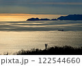 上盛山展望台からの日の出後の情景雲間からの後光 122544660