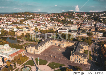 Schlossplatz in Stuttgart, Germany, travel landscape 122544984