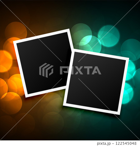 photo frames on beautiful bokeh background 122545048