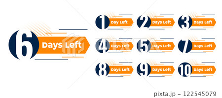 number of days left banner design number of days left banner design 122545079