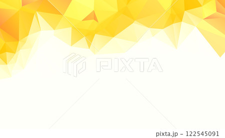 abstract yellow triangle low poly background 122545091