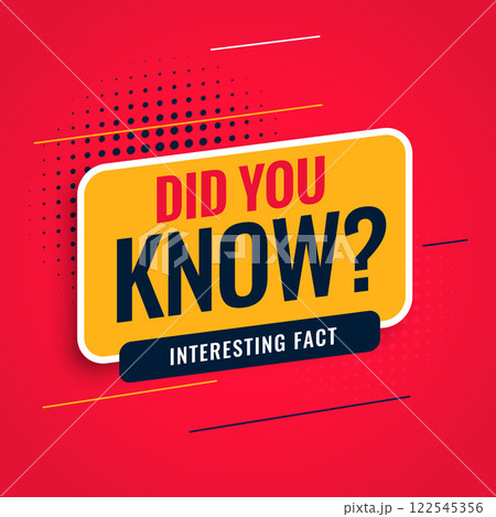 did you know facts background did you know facts background 122545356
