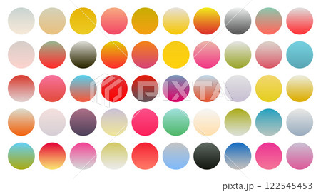 big set of vibrant colorful gradient 122545453