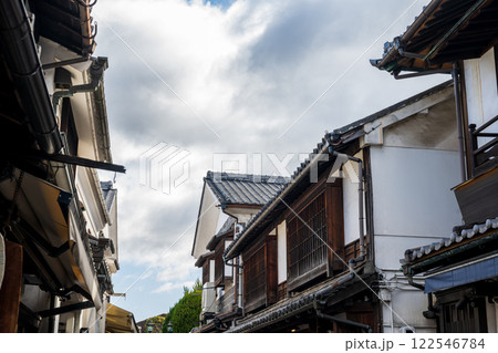 日本の岡山県倉敷市の美観地区の美しい風景 122546784