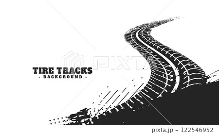 abstract winding tire track mark background abstract winding tire track mark background 122546952