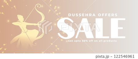 dussehra sale and offer banner for marketing purpose 122546961