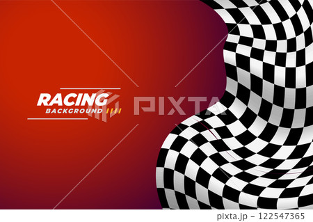 checkered racing flag realistic background checkered racing flag realistic background 122547365