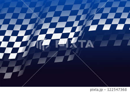 racing flag checkered background in 3d style 122547368