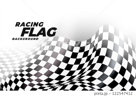 racing flag background in black and white checkers racing flag background in black and white checkers 122547412