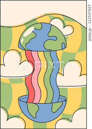 World environment day groovy banner World environment day groovy banner 122547827
