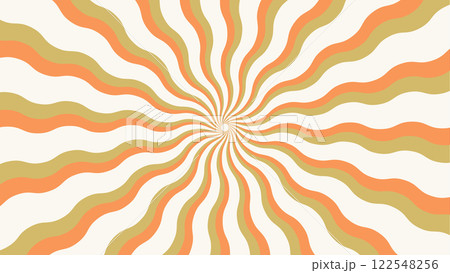 Retro sunburst background with rays or stripes in the center. Sun burst retro background. Star burst abstract backdrop. Vector illustration 122548256