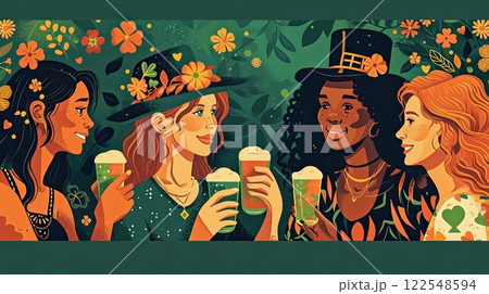 St. Patrick's Day Family Celebrations 122548594