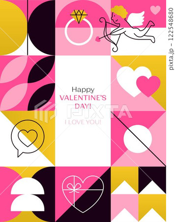 Valentines Day Greeting Card Valentines Day Greeting Card 122548680