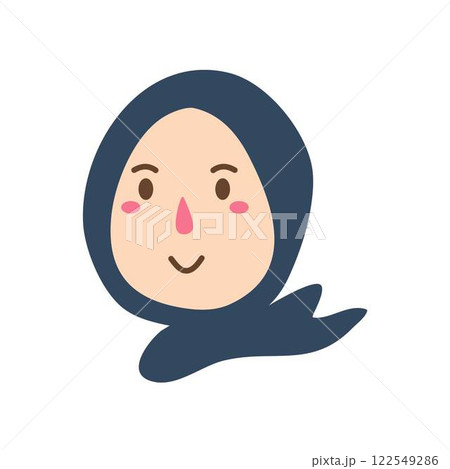cute strong moslem girl character cute strong moslem girl character 122549286