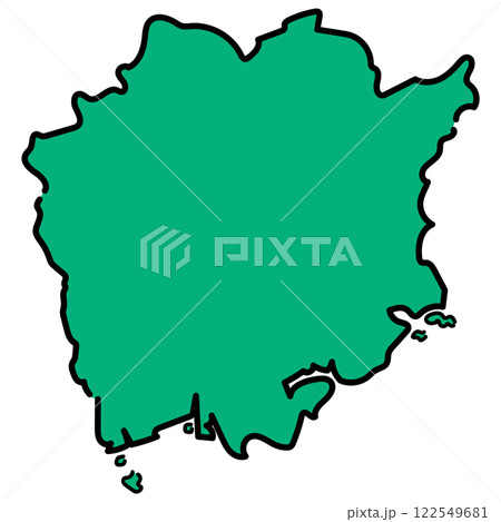 手書きの日本_岡山県_01 122549681