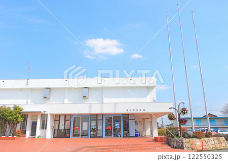 愛知県海部郡蟹江町、蟹江町体育館の風景 愛知県海部郡蟹江町、蟹江町体育館の風景 122550325