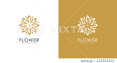nature flower logo premium vector 122551523