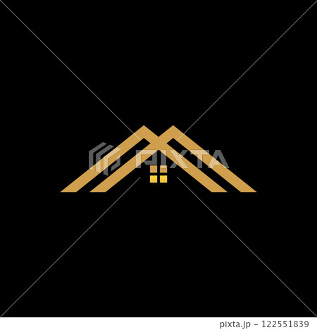 Roof house icon logo Vector 122551839