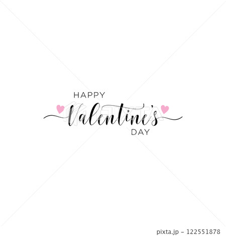 happy valentines day handwritten lettering holiday design to greeting card, poster, congratulate, calligraphy text vector illustration happy valentines day handwritten lettering holiday design to greeting card, poster, congratulate, calligraphy text vector illustration 122551878