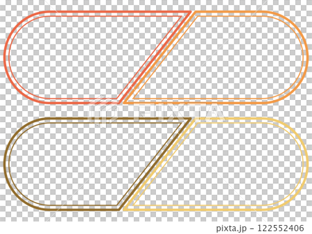 暖色水平標題框架集 暖色水平標題框架集 122552406