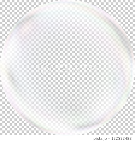 カラフルなシャボン玉のイラスト 122552488