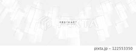 Minimalist Abstract Background with Geometric Overlapping Rectangles 122553350