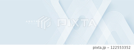 Minimalist Abstract Background with Wavy Geometric Lines Minimalist Abstract Background with Wavy Geometric Lines 122553352