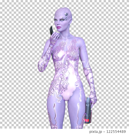 Female alien Female alien 122554489