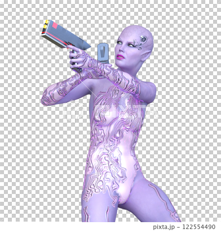 Female alien Female alien 122554490
