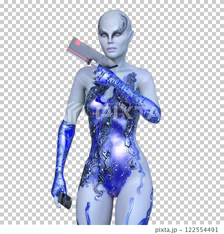 Female alien Female alien 122554491