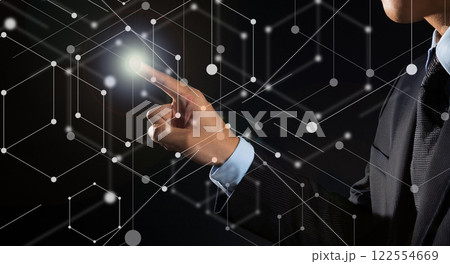 ビジネスイメージ、ネットワーク、デジタルワークフロー 122554669