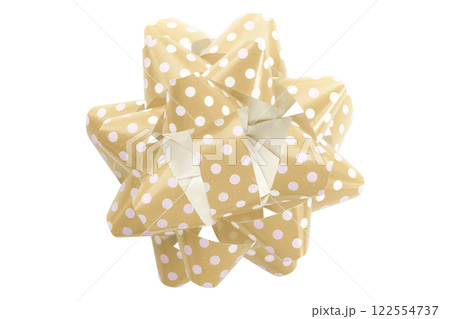 Light brown ribbon on isolated on transparent background. 122554737