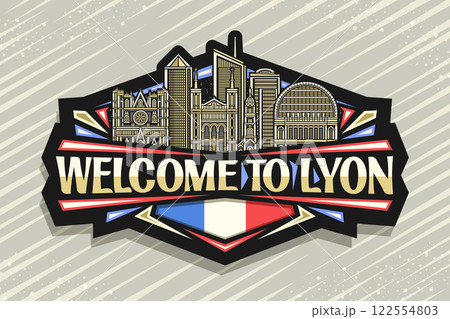 Vector logo for Lyon 122554803