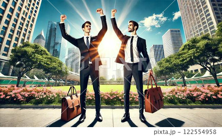 フレッシュな笑顔の新社会人 122554958