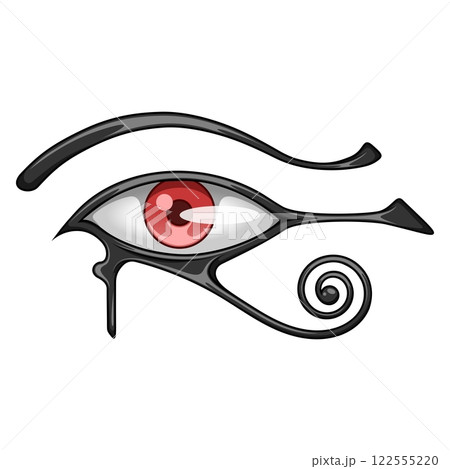 Eye of the god Horus, Egyptian protection amulet Eye of the god Horus, Egyptian protection amulet 122555220